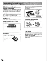 Preview for 14 page of Technics RS-TR252 Operating Instructions Manual