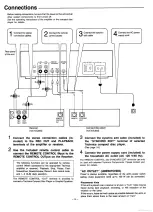 Предварительный просмотр 5 страницы Technics RS-TR313 Operating Instructions Manual