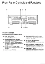 Предварительный просмотр 6 страницы Technics RS-TR313 Operating Instructions Manual