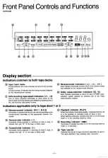 Предварительный просмотр 8 страницы Technics RS-TR313 Operating Instructions Manual