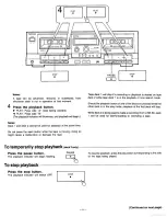 Предварительный просмотр 11 страницы Technics RS-TR313 Operating Instructions Manual