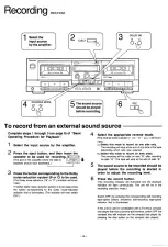 Предварительный просмотр 14 страницы Technics RS-TR313 Operating Instructions Manual