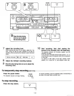 Предварительный просмотр 15 страницы Technics RS-TR313 Operating Instructions Manual