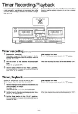 Предварительный просмотр 19 страницы Technics RS-TR313 Operating Instructions Manual