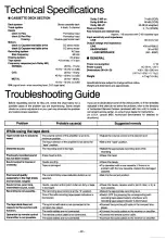 Предварительный просмотр 22 страницы Technics RS-TR313 Operating Instructions Manual