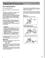 Предварительный просмотр 3 страницы Technics RS-TR373 Operating Instructions Manual