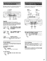 Предварительный просмотр 9 страницы Technics RS-TR373 Operating Instructions Manual