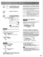 Preview for 13 page of Technics RS-TR373 Operating Instructions Manual