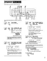 Предварительный просмотр 7 страницы Technics RS-TR575 Operating Instructions Manual