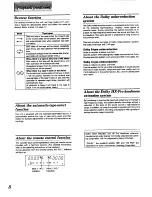 Предварительный просмотр 8 страницы Technics RS-TR575 Operating Instructions Manual