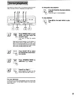 Предварительный просмотр 9 страницы Technics RS-TR575 Operating Instructions Manual