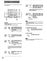 Предварительный просмотр 16 страницы Technics RS-TR575 Operating Instructions Manual