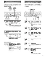 Предварительный просмотр 17 страницы Technics RS-TR575 Operating Instructions Manual