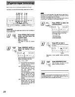 Предварительный просмотр 18 страницы Technics RS-TR575 Operating Instructions Manual