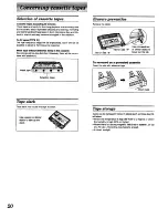 Предварительный просмотр 20 страницы Technics RS-TR575 Operating Instructions Manual