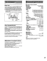 Предварительный просмотр 21 страницы Technics RS-TR575 Operating Instructions Manual