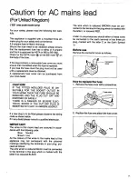 Предварительный просмотр 3 страницы Technics RS-TR777 Operating Instructions Manual