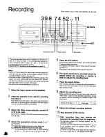 Предварительный просмотр 12 страницы Technics RS-TR777 Operating Instructions Manual