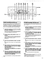 Preview for 15 page of Technics RS-TR777 Operating Instructions Manual