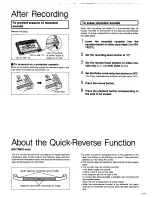 Предварительный просмотр 19 страницы Technics RS-TR777 Operating Instructions Manual