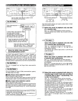 Preview for 9 page of Technics RSTR155 - DUAL CASS RECORDER Operating Instructions Manual