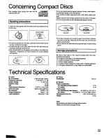 Preview for 23 page of Technics S-PG340 Operating Instructions Manual