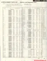 Preview for 23 page of Technics SA-404 Service Manual