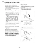 Предварительный просмотр 4 страницы Technics SA-AX540 Service Manual