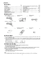 Предварительный просмотр 2 страницы Technics SA-AX710 Service Manual