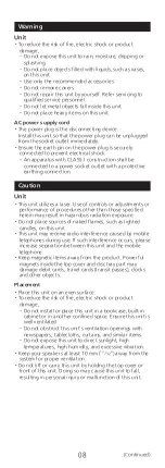 Preview for 8 page of Technics SA-C600 Owner'S Manual