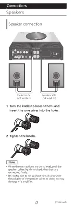 Preview for 23 page of Technics SA-C600 Owner'S Manual