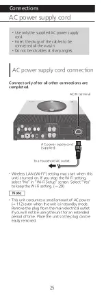 Preview for 25 page of Technics SA-C600 Owner'S Manual