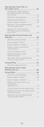 Preview for 34 page of Technics SA-C600 Owner'S Manual