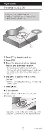 Preview for 36 page of Technics SA-C600 Owner'S Manual