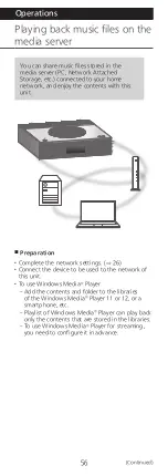 Preview for 56 page of Technics SA-C600 Owner'S Manual