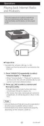 Preview for 60 page of Technics SA-C600 Owner'S Manual