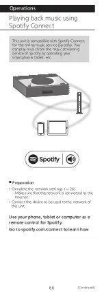 Предварительный просмотр 66 страницы Technics SA-C600 Owner'S Manual