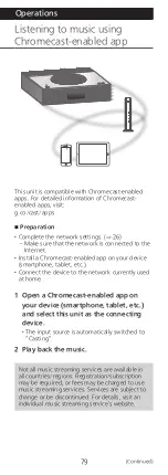 Preview for 79 page of Technics SA-C600 Owner'S Manual