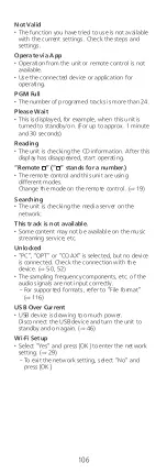 Preview for 106 page of Technics SA-C600 Owner'S Manual