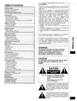 Предварительный просмотр 3 страницы Technics SA-DA10 Operating Instructions Manual