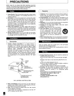 Предварительный просмотр 4 страницы Technics SA-DA10 Operating Instructions Manual