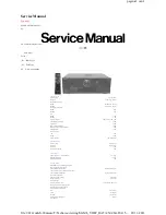 Technics SA-DA15 Servise Manual preview