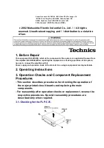 Preview for 4 page of Technics SA-DV280EG Service Manual