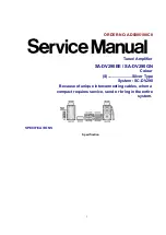 Technics SA-DV290EE Service Manual preview