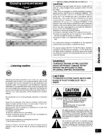 Preview for 3 page of Technics SA-DX750 Operating Instructions Manual