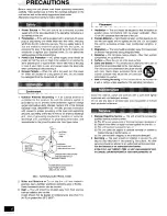 Preview for 4 page of Technics SA-DX750 Operating Instructions Manual