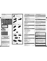 Preview for 2 page of Technics sa-eh590 Operating Instructions Manual