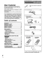 Preview for 2 page of Technics SA-EX300 Operating Instructions Manual