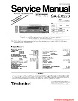 Technics SA-EX320 Service Manual preview