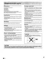 Preview for 3 page of Technics SA-EX500 Operating Instructions Manual